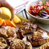 Thursday: Citrus Marinated Lamb Chops with Moroccan Style Tomato Salad