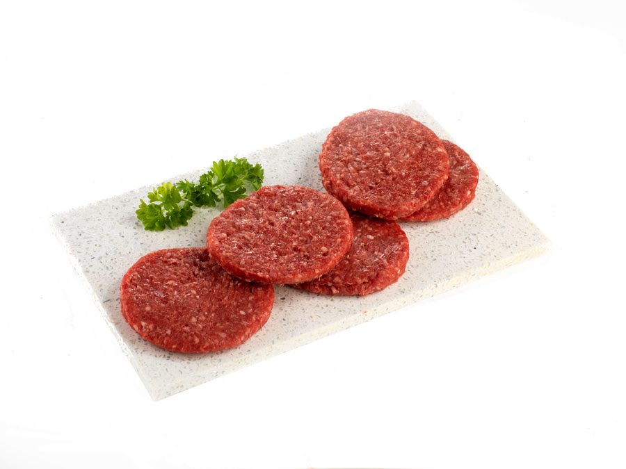 low fat beef burgers