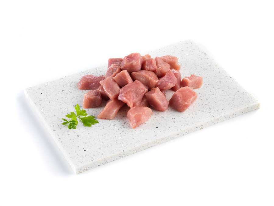 diced pork