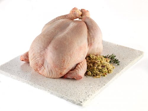 whole stuffed chicken