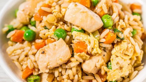 easy meal plan week 4 chicken fried rice