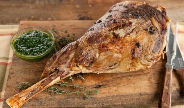 roast leg of lamb