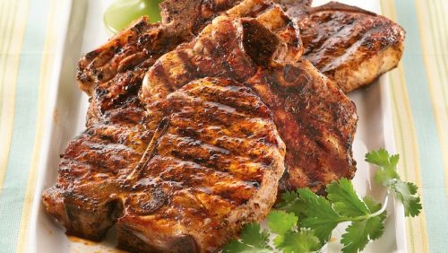 Pork chops in text mex, easy meal plan week 3