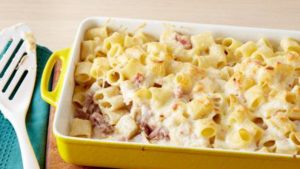 easy meal plan week 4 ham and cheese pasta bake