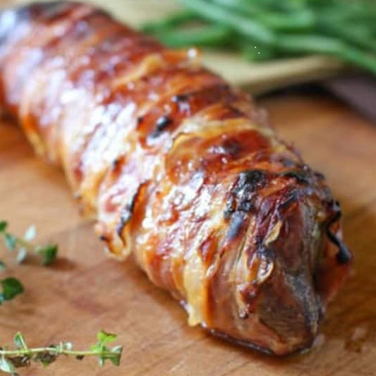 pork steak wrapped in parma ham